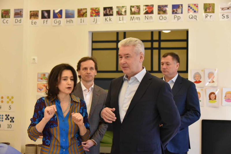 Мэр Москвы Сергей Собянин осмотрел новый детский сад в Таганском районе