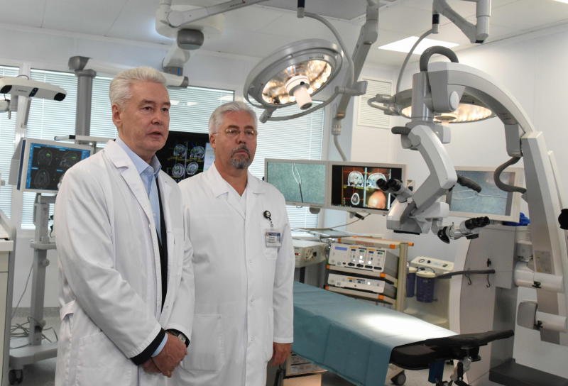 Мэр Москвы Сергей Собянин открыл корпус нейрохирургии в Боткинской больнице