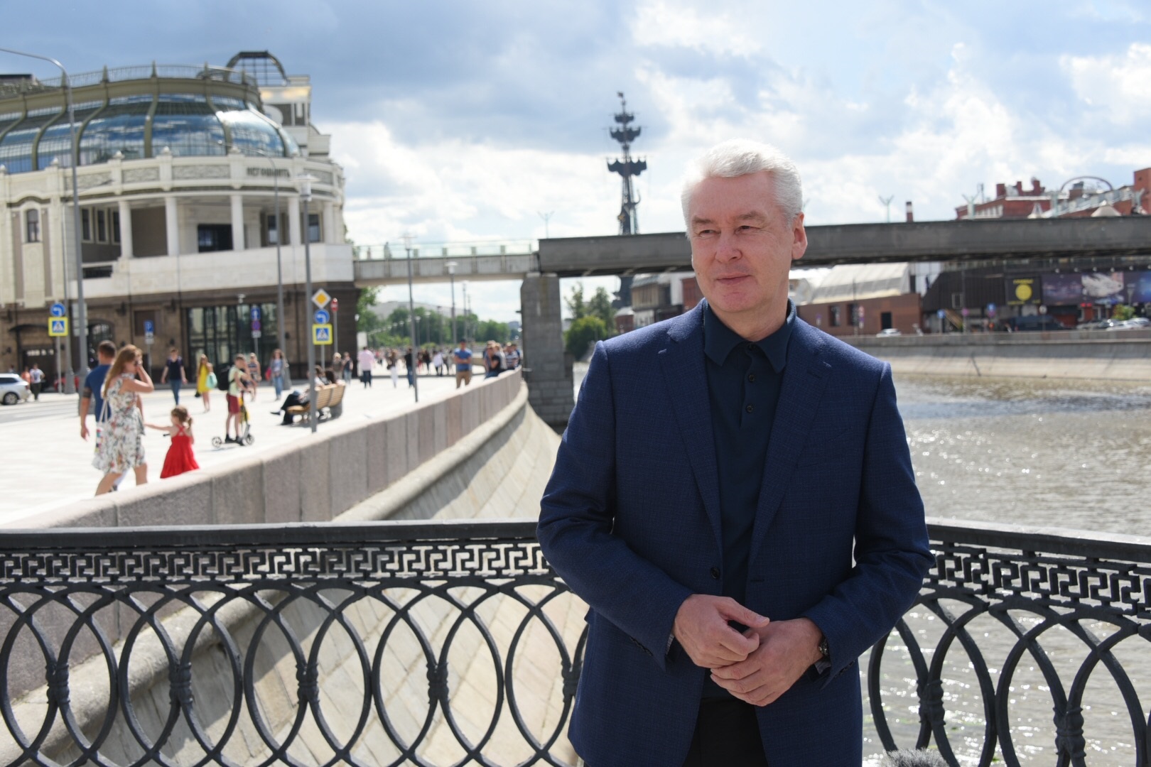 Мэр Москвы Сергей Собянин: В текущем году будет благоустроено 11 набережных Москвы-реки
