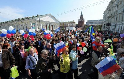 Рекордное количество человек приняло участие в майских праздниках в столице