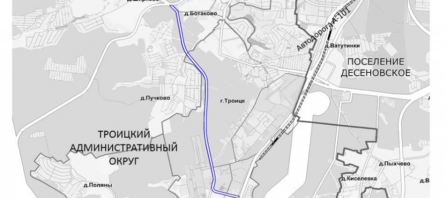 Карта троицка новая москва с улицами