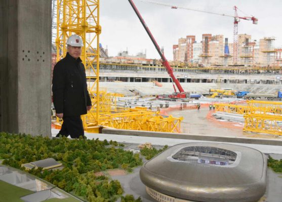 В Москве реконструкция стадиона “Динамо” идет по графику