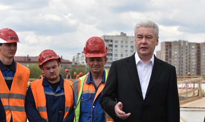 Собянин: Развязка на Волгоградском проспекте будет открыта осенью 2016 года