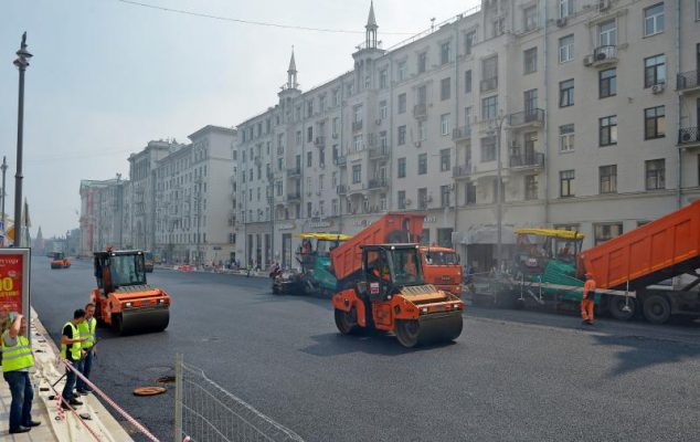 В сети появилось видео обновленной Тверской улицы с высоты птичьего полета