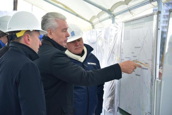 Собянин проинспектировал ход строительства нового участка Северо-Восточной хорды