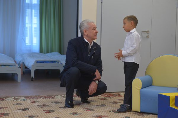 Собянин: Для юных москвичей с начала 2016 года построены 12 новых детских садов