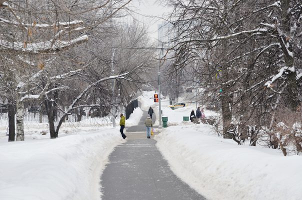 Нынешняя зима в столице уже стала самой снежной за последние четыре года