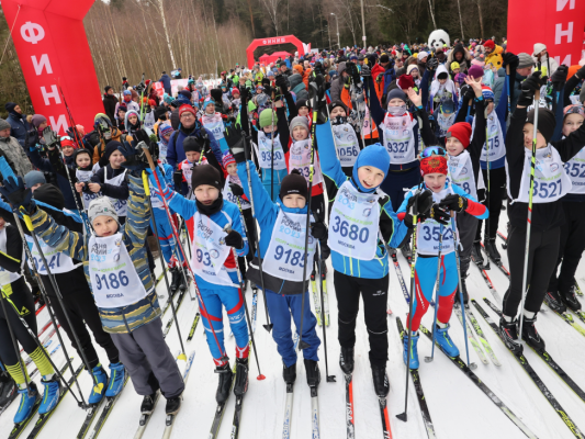 Лыжная гонка прошла на базе «Лесная»