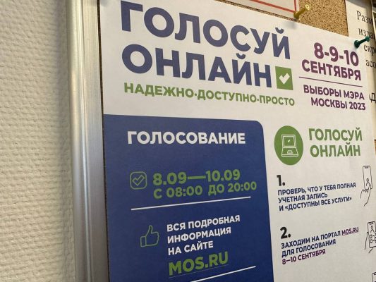 Стал известен вопрос тестового электронного голосования в Москве