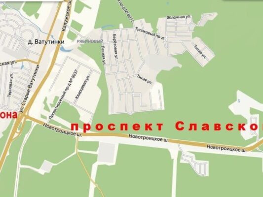 Троицкие летописи: Новотроицкое шоссе переименовано в проспект Славского.